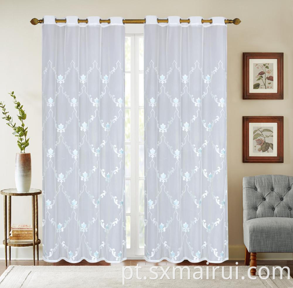 Dori Sheer Embroidery Curtain Panel